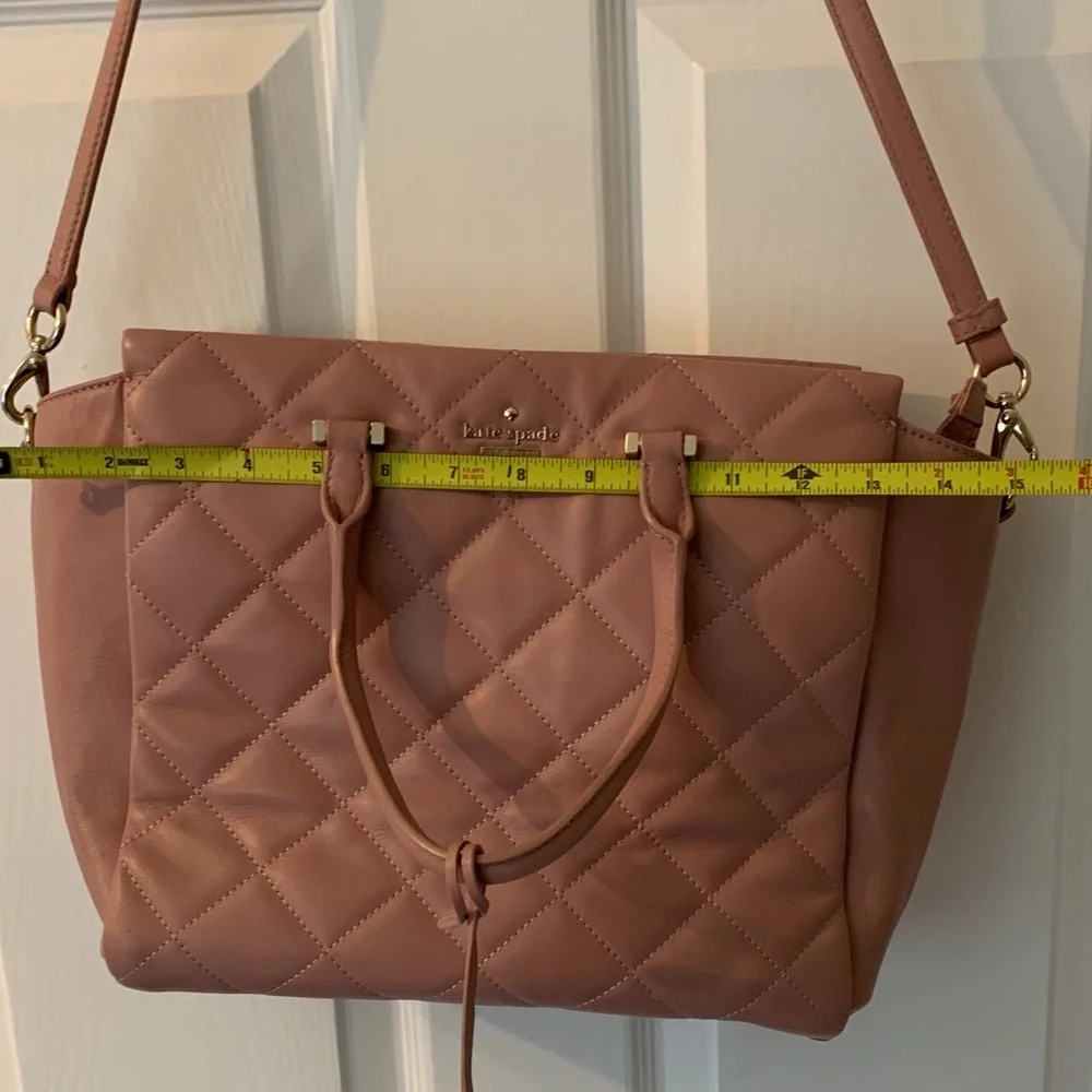 Kate Spade Blush Quilted Tote Bag - Picture 6 of 10